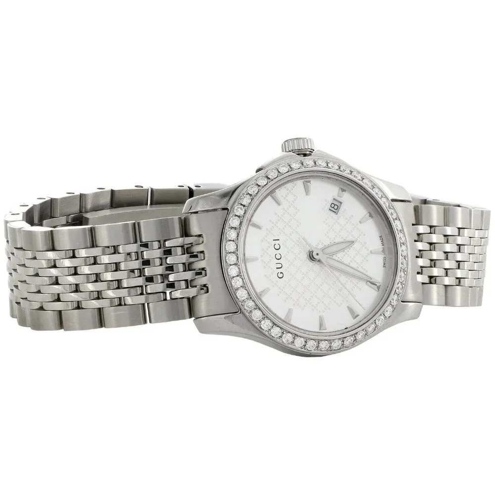 Gucci Custom .6 CT Diamond Watch - Picture 3 of 5